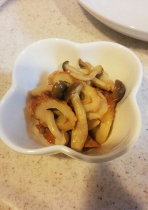 ☆超簡単☆　ちくわとしめじのマヨポン炒め-レシピのメイン写真