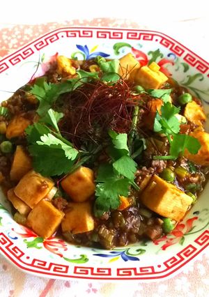 豆腐と挽肉の炒め煮広東風-レシピのメイン写真