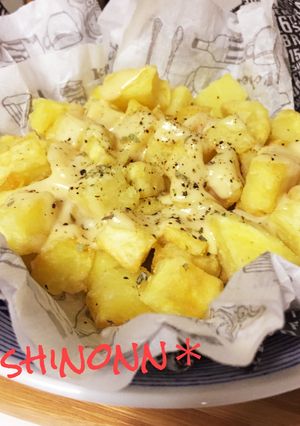 ダシダでやみつき♪おつまみチーズポテト-レシピのメイン写真