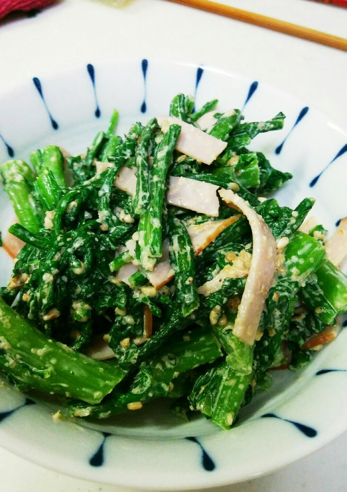 春菊のマヨごま和え-レシピのメイン写真