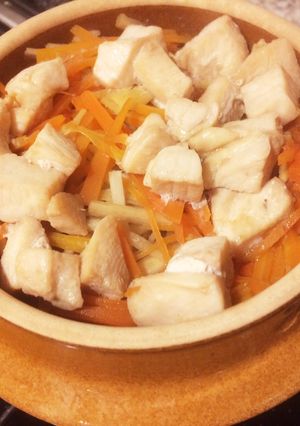峠の釜飯の空き容器で ♡簡単炊き込みご飯-レシピのメイン写真