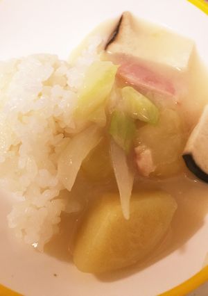 かける派☆子供大好き♫シチューかけご飯☆-レシピのメイン写真