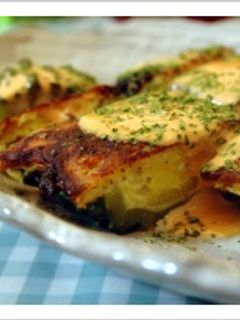 にがうりの肉詰め マヨソースがけ-レシピのメイン写真