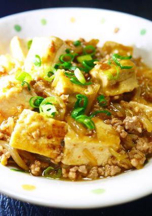 もやしでかさ増し！麻婆豆腐～角煮風の味。-レシピのメイン写真