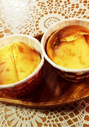 焼くまで10分!簡単カップチーズケーキ♪-レシピのメイン写真