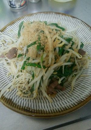 砂ずりともやしの炒め物-レシピのメイン写真