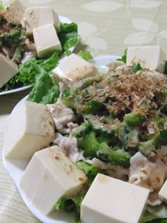 夏バテ解消!!ゴーヤと豚の冷しゃぶ♪-レシピのメイン写真