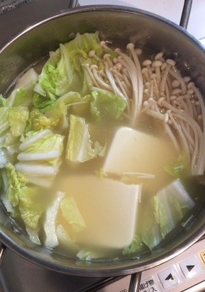 ミツカン「こなべっち」de鶏団子鍋-レシピのメイン写真