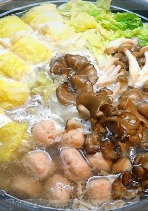 温活☆餅豆腐ロール白菜&茸の鶏塩麹鍋♪-レシピのメイン写真