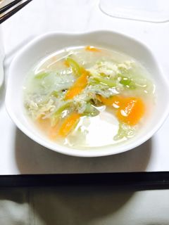 レタスとネギの卵スープ-レシピのメイン写真