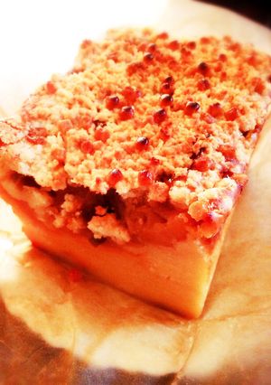 りんごのクランブルチーズケーキ-レシピのメイン写真