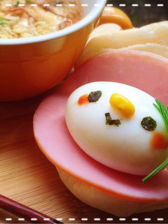 ずぼらに丸ごと!たまごちゃんサンド♪-レシピのメイン写真