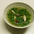 豆苗たっぷりシャキシャキスープ