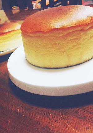 お店の様な仕上がりスフレチーズケーキ-レシピのメイン写真