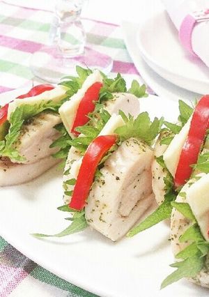 しっとり♪鶏ハムのおもてなしサンド-レシピのメイン写真