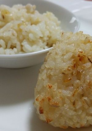 めんつゆ&マーマレード☆混ぜご飯→焼おに-レシピのメイン写真