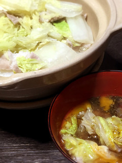 蒸し鍋・たまご海苔ポン酢-レシピのメイン写真