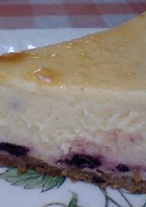 簡単ベイクドブルーベリーチーズケーキ-レシピのメイン写真