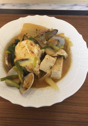 ◎あさりと豆腐のキムチチゲ-レシピのメイン写真