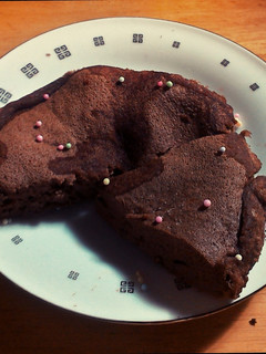 計量スプーンではかるチョコケーキ！-レシピのメイン写真