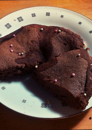 計量スプーンではかるチョコケーキ！-レシピのメイン写真