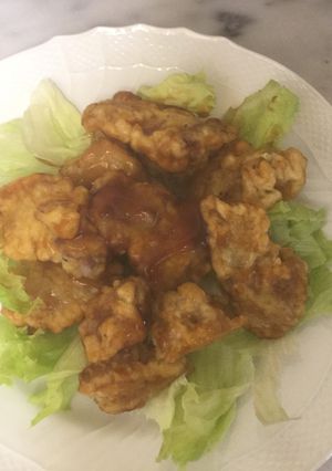 〃肉だけの酢豚-レシピのメイン写真