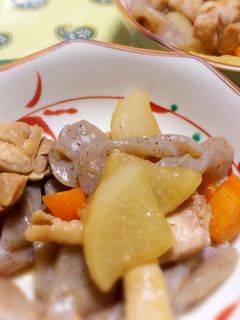照り大根と鶏もも肉の簡単フライパンで煮物-レシピのメイン写真