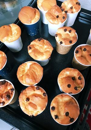 紙コップシフォン♥ ʕ•ᴥ•ʔ-レシピのメイン写真