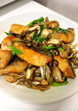 鮭の生姜バター醤油の照り焼き-レシピのメイン写真