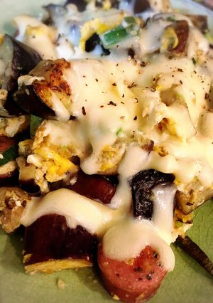 ナスとアボカドと卵のチーズ焼き-レシピのメイン写真