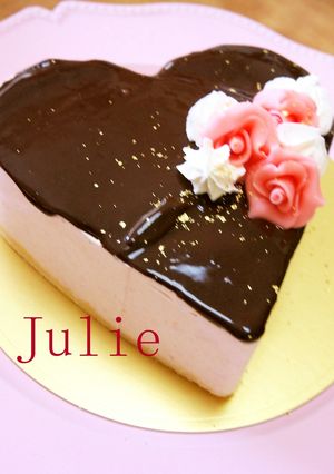 バラジャムのムースケーキ-レシピのメイン写真