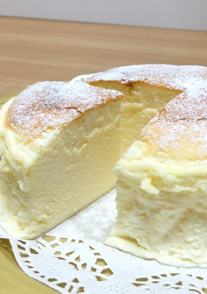 しゅわしゅわ〜スフレチーズケーキ-レシピのメイン写真