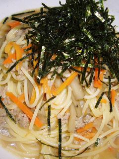 シェフ直伝☆和風きんぴらパスタ-レシピのメイン写真