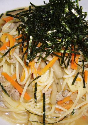 シェフ直伝☆和風きんぴらパスタ-レシピのメイン写真