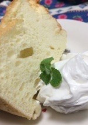 ふわふわプレーンシフォンケーキ-レシピのメイン写真