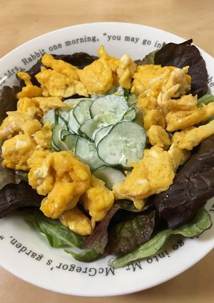 いり卵のサラダ-レシピのメイン写真