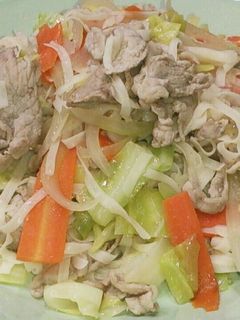糖質0麺で、焼きうどん-レシピのメイン写真