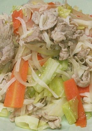 糖質０麺で、焼きうどん-レシピのメイン写真