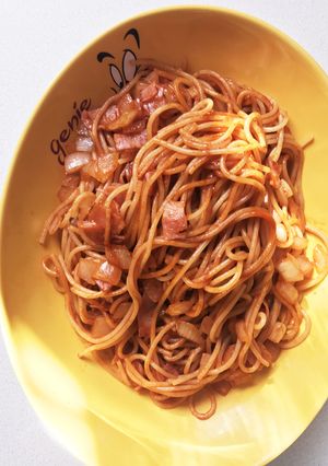 あまりものナポリタン-レシピのメイン写真