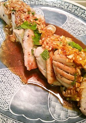 マグロのごま油ワサビ醤油がけ-レシピのメイン写真