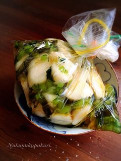 かぶのあごだし漬け♪ (即席浅漬け)-レシピのメイン写真