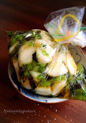 かぶのあごだし漬け♪ (即席浅漬け)-レシピのメイン写真