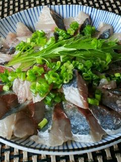 アジの刺し身-レシピのメイン写真