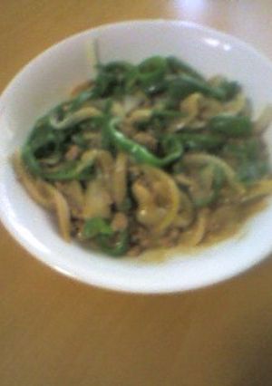 肉みそピーマン-レシピのメイン写真