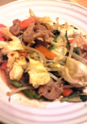 野菜と豚肉の炒め物-レシピのメイン写真