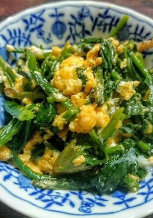 ほうれん草 卵とじ-レシピのメイン写真