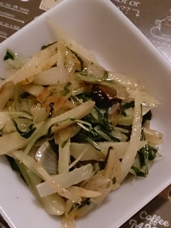 ジャガイモと水菜の炒めもの-レシピのメイン写真