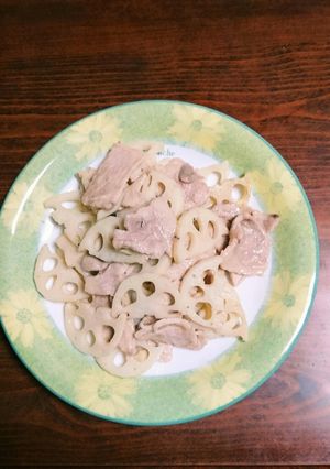 れんこんと豚肉のレモスコ炒め-レシピのメイン写真