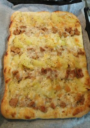うちのピザ④ツナとじゃがいも-レシピのメイン写真