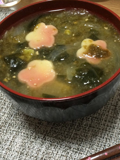 あおさ風•海苔の味噌汁♪海鮮旨味たっぷり-レシピのメイン写真